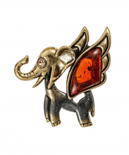 Brooch Elephant Dumbo O848NP