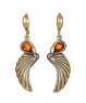 Swan earrings with wing WQSEAS