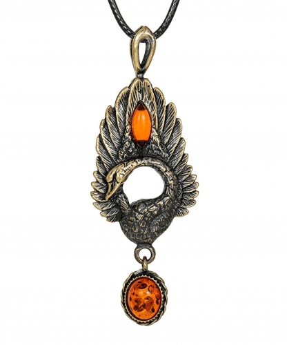 Swan pendant with KI88OV pendant