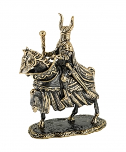 Knight on horseback with mace D2CBAU