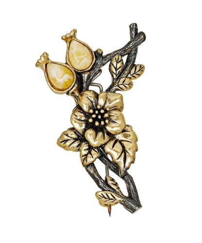 Brooch Flower Medilla E9WA9B