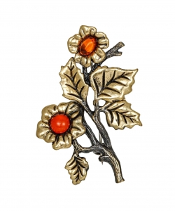 Brooch Flower Hibiscus 7KCN05