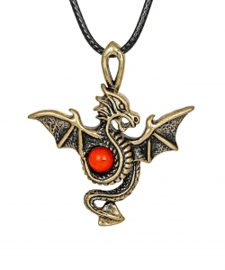 Pendant Dragon Red 7E2RLY