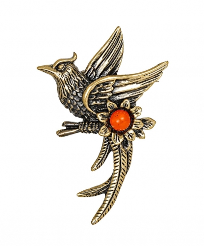 Brooch Bird Drongo LH6N2W