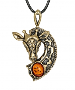 Pendant African Giraffe D8CKYZ