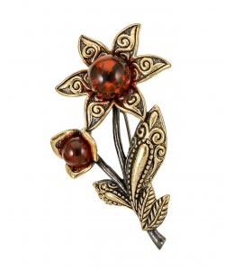 Worsley Flower Brooch 6KM4LZ