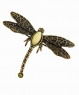 Dragonfly brooch with rhinestones FW2212