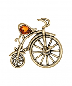 Brooch Old Bicycle KJ6OPM