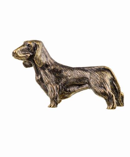 Dog Dachshund long-haired without stand BJJ54C