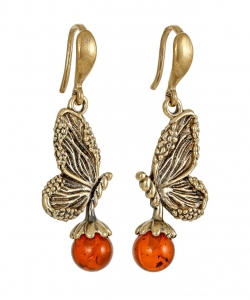 Earrings Butterfly Butterfly KFK3RH