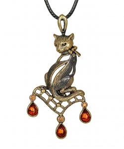 Pendant Cat Glamour" X7VHRH"