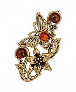 Brooch Butterfly Lily HFKHX3