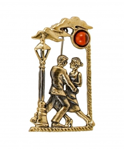 Brooch Couple dancing JKSD87