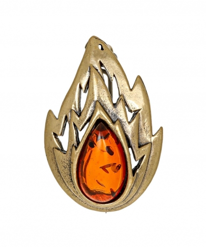 Brooch Flame SF06MO