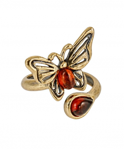 Ring Butterfly Lily 6QRX4V