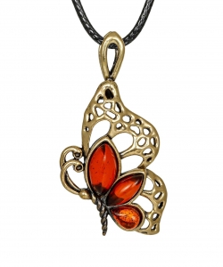 Golden Butterfly Pendant 9J2T81