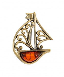 Brooch Sailboat Cutter L73K39