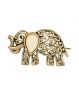 Elephant lace brooch WONICX