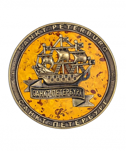 Magnet "St. Petersburg circle Korablik" "Z6A14C"