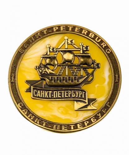 Magnet "St. Petersburg circle Korablik" "Z6A14C"