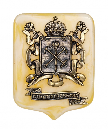 Magnet "St. Petersburg Shield Coat of Arms"" AHB3XK"