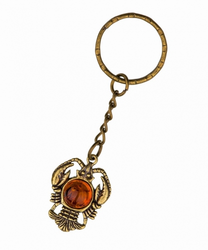 Keychain Zodiac Sign Cancer W2QOMW