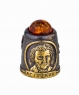 Thimble Pushkin A.S. with cabochon KA5DQU