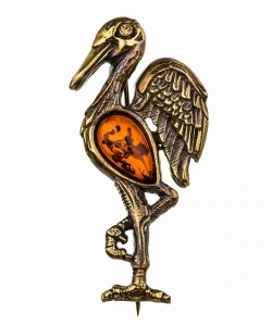 Brooch Stork SER7UO