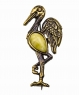 Brooch Stork SER7UO