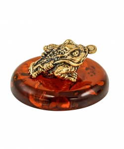 Feng Shui frog on stand YJZDP1