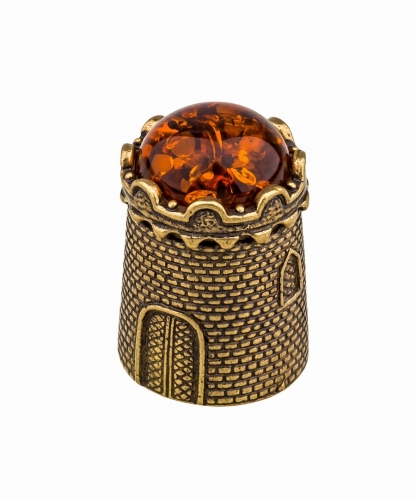 Thimble Fortress with cabochon 4I3QOR